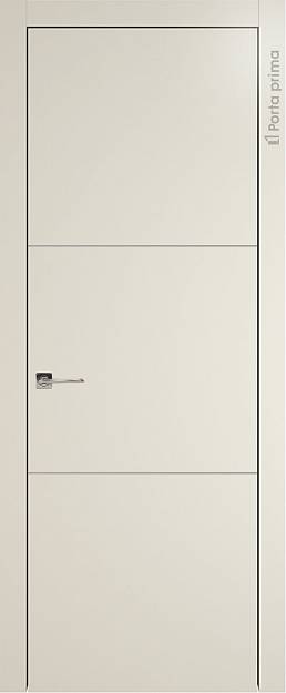Межкомнатная дверь Tivoli В-2, цвет - Жемчужная эмаль (RAL 1013), Без стекла (ДГ)