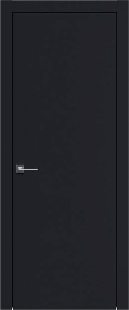 Межкомнатная дверь Tivoli А-5, цвет - Черная эмаль (RAL 9004), Без стекла (ДГ)