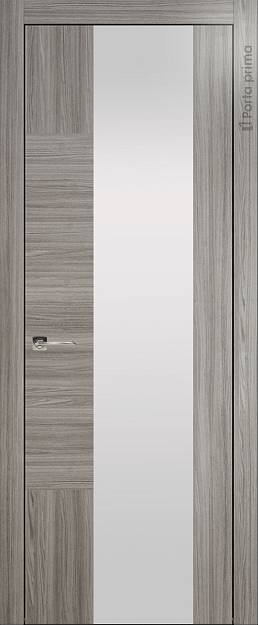 Межкомнатная дверь Tivoli Е-1, цвет - Орех пепельный, Со стеклом (ДО)
