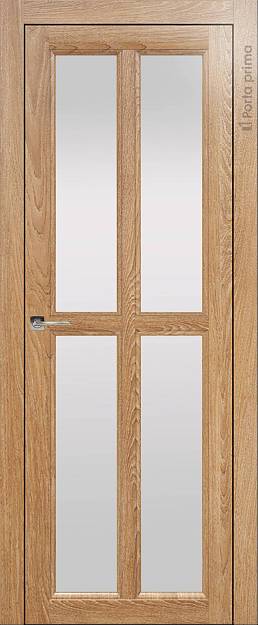 Межкомнатная дверь Sorrento-R И4, цвет - Дуб капучино, Со стеклом (ДО)