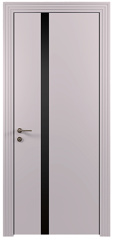 Дверь Tivoli Д-1 Серый Флокс эмаль (RAL 358-71-02) без стекла
