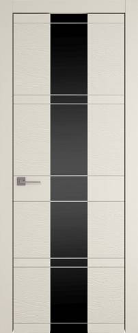 Дверь Tivoli Ж-2 Жемчужная эмаль-эмаль по шпону (RAL 1013) со стеклом