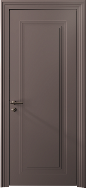 Межкомнатная дверь Domenica Neo Classic Scalino, цвет - Серо-Розовый мордовник эмаль (RAL 020-60-05), Без стекла (ДГ)