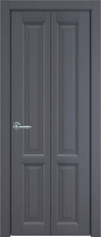 Дверь Dinastia Книжка Porta Classic Графитово-серая эмаль (RAL 7024) без стекла