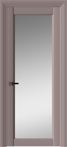 Дверь Domenica Neo Classic Decoro Серо-Розовый мордовник эмаль (RAL 020-60-05) со стеклом