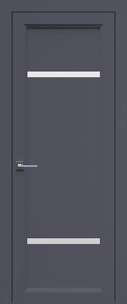 Межкомнатная дверь Sorrento-R Г3, цвет - Антрацит ST, Без стекла (ДГ)