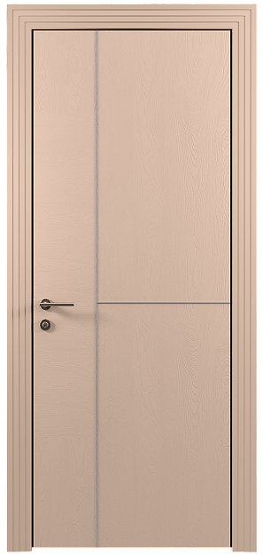 Межкомнатная дверь Tivoli Г-1, цвет - Серый цемент эмаль по шпону (RAL 060-70-10), Без стекла (ДГ)
