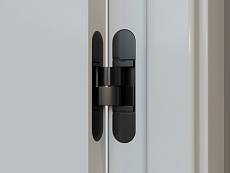 Петля скрытая (EU), черная для тяжёлых дверей