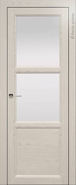 Межкомнатная дверь Sorrento-R Б2, цвет - Дуб шампань, Со стеклом (ДО)