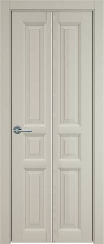 Дверь Milano Книжка Porta Classic Серо-оливковая эмаль (RAL 7032) без стекла
