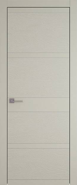 Межкомнатная дверь Tivoli Е-2, цвет - Серо-оливковая эмаль-эмаль по шпону (RAL 7032), Без стекла (ДГ)