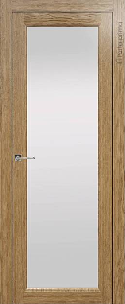 Межкомнатная дверь Sorrento-R В4, цвет - Дуб карамель, Со стеклом (ДО)