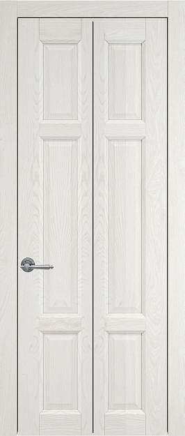 Межкомнатная дверь Porta Classic Siena, цвет - Белый ясень (nano-flex), Без стекла (ДГ)