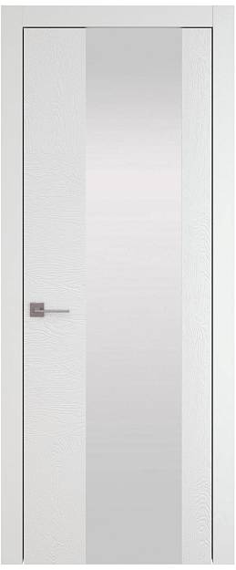 Межкомнатная дверь Tivoli Е-1, цвет - Белая эмаль (RAL 9003), Со стеклом (ДО)