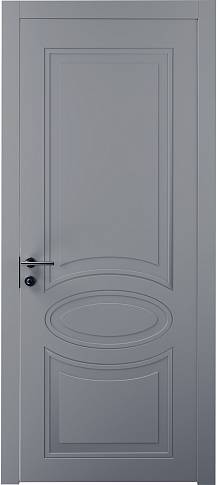 Дверь Florencia Neo Classic Серебристо-серая эмаль (RAL 7045) без стекла