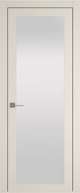 Межкомнатная дверь Tivoli З-3, цвет - Жемчужная эмаль (RAL 1013), Со стеклом (ДО)