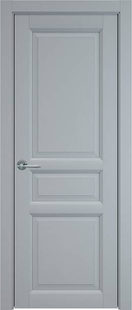 Межкомнатная дверь Imperia-R, цвет - Серебристо-серая эмаль (RAL 7045), Без стекла (ДГ)