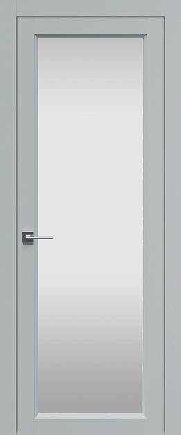 Межкомнатная дверь Sorrento-R В4, цвет - Лайт-грей ST, Со стеклом (ДО)