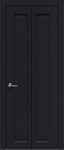 Дверь Domenica Книжка Porta Classic Черная эмаль (RAL 9004) без стекла