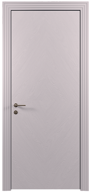 Межкомнатная дверь Tivoli К-1, цвет - Серый Флокс эмаль по шпону (RAL без номера), Без стекла (ДГ)