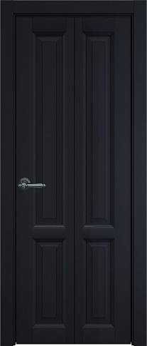 Дверь Dinastia Книжка Porta Classic Черная эмаль (RAL 9004) без стекла