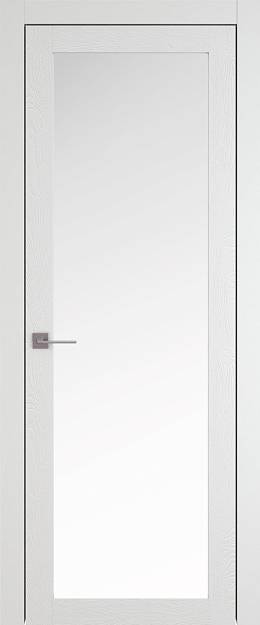 Межкомнатная дверь Tivoli З-5, цвет - Белая эмаль по шпону (RAL 9003), Со стеклом (ДО)