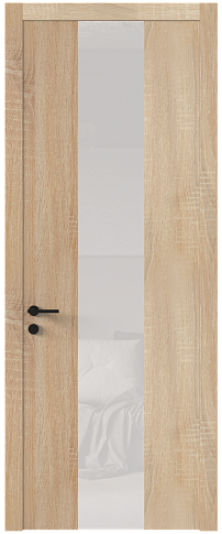 Дверь Tivoli Ж-1 Дуб сонома светлый со стеклом