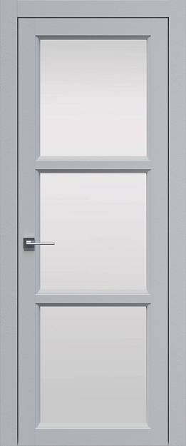 Межкомнатная дверь Sorrento-R В2, цвет - Лайт-грей ST, Со стеклом (ДО)