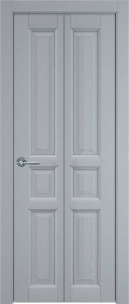 Межкомнатная дверь Porta Classic Imperia-R, цвет - Серебристо-серая эмаль (RAL 7045), Без стекла (ДГ)