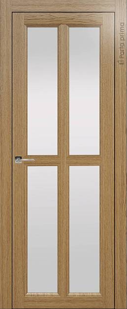 Межкомнатная дверь Sorrento-R И4, цвет - Дуб карамель, Со стеклом (ДО)