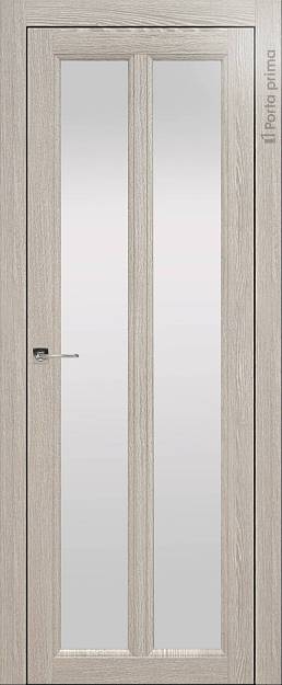 Межкомнатная дверь Sorrento-R Д4, цвет - Серый дуб, Со стеклом (ДО)