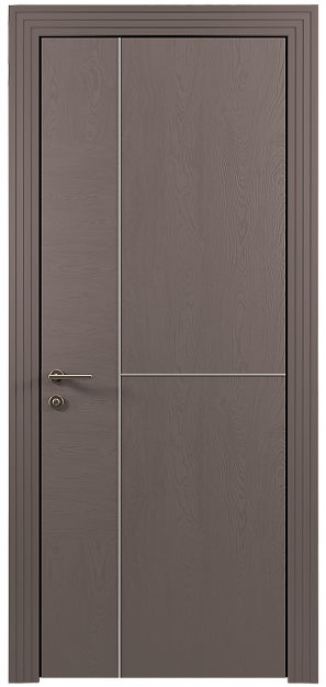 Межкомнатная дверь Tivoli Г-1, цвет - Чёрный Базальт эмаль по шпону (RAL 040-30-05), Без стекла (ДГ)