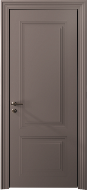 Межкомнатная дверь Dinastia Neo Classic Scalino, цвет - Теплый Серый эмаль (RAL 040-60-05), Без стекла (ДГ)