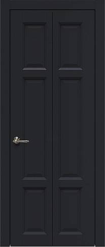 Дверь Siena Книжка Porta Classic Черная эмаль (RAL 9004) без стекла