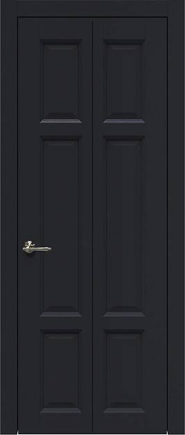 Межкомнатная дверь Porta Classic Siena, цвет - Черная эмаль (RAL 9004), Без стекла (ДГ)