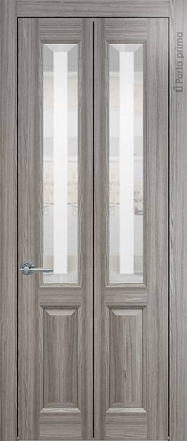 Межкомнатная дверь Porta Classic Dinastia, цвет - Орех пепельный, Со стеклом (ДО)