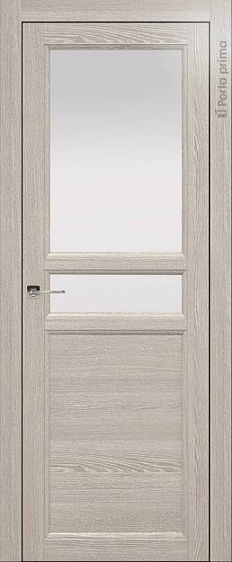 Межкомнатная дверь Sorrento-R Д2, цвет - Серый дуб, Со стеклом (ДО)
