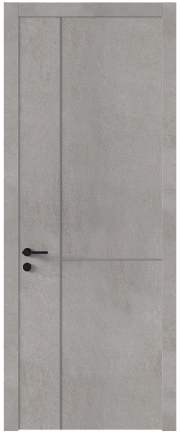 Межкомнатная дверь Tivoli Г-1, Без стекла (ДГ), цвет - Белый камень
