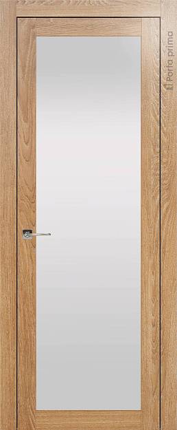 Межкомнатная дверь Tivoli З-1, цвет - Дуб капучино, Со стеклом (ДО)