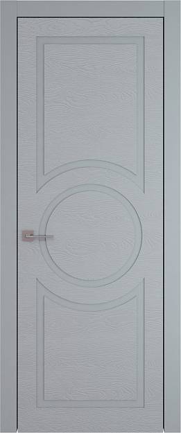 Межкомнатная дверь Tivoli М-5, цвет - Серебристо-серая эмаль по шпону (RAL 7045), Без стекла (ДГ)