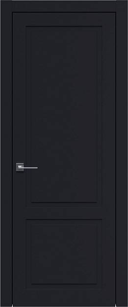 Межкомнатная дверь Tivoli И-5, цвет - Черная эмаль (RAL 9004), Без стекла (ДГ)