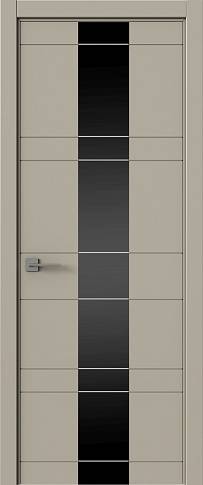 Дверь Tivoli Ж-2 Серо-оливковая эмаль (RAL 7032) со стеклом