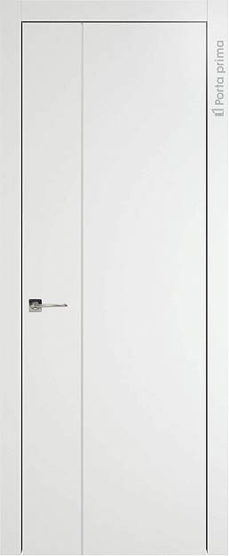 Межкомнатная дверь Tivoli В-1, цвет - Белый ST, Без стекла (ДГ)