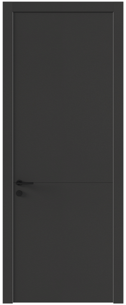 Межкомнатная дверь Tivoli Б-2, Без стекла (ДГ), цвет - Диамант серый