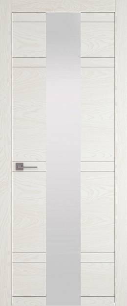 Межкомнатная дверь Tivoli Ж-4, цвет - Белый ясень (nano-flex), Со стеклом (ДО)