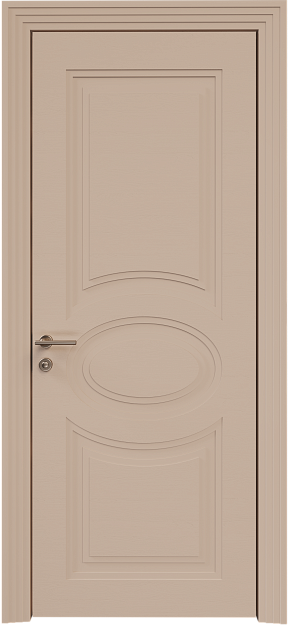 Межкомнатная дверь Florencia Neo Classic Scalino, цвет - Серый цемент эмаль по шпону (RAL 060-70-10), Без стекла (ДГ)
