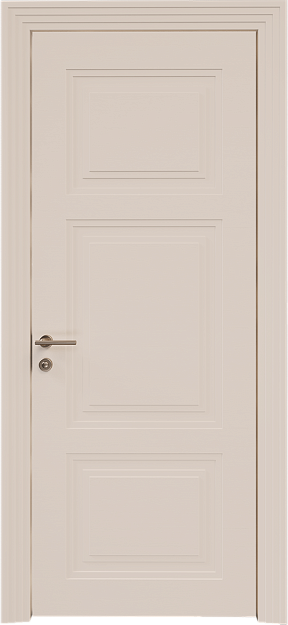 Межкомнатная дверь Siena Neo Classic Scalino, цвет - Грязный Белый эмаль по шпону (RAL 070-90-05), Без стекла (ДГ)