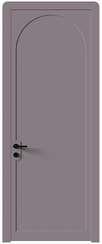 Дверь Luna Moderno Серо-Розовый мордовник эмаль (RAL 020-60-05) без стекла