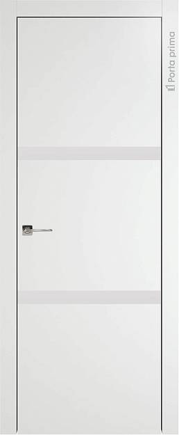 Межкомнатная дверь Tivoli В-4, цвет - Белый ST, Без стекла (ДГ)