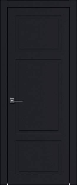 Межкомнатная дверь Tivoli К-5, цвет - Черная эмаль (RAL 9004), Без стекла (ДГ)